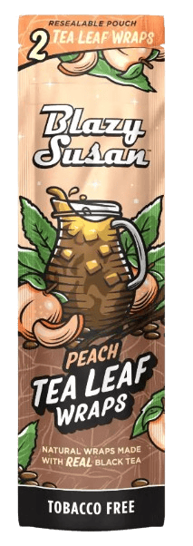 Blazy Susan Wraps - Peach Tea - 2pk