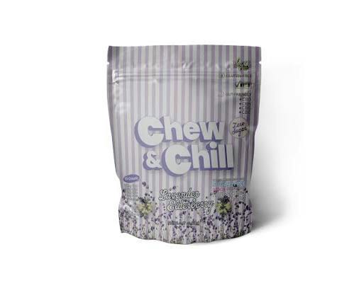 Chew & Chill - Lavender Elderberry Indica - Sugar Free Gummies - 100mg