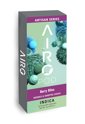 AiroPro Berry Bliss Artisan Series 1000mg Cartridge (Indica)