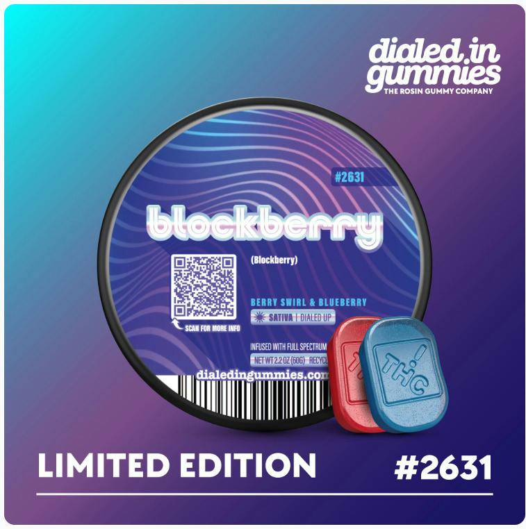 Blockberry #2631-(S)-Gummies 10pk-100mg-Dialed In