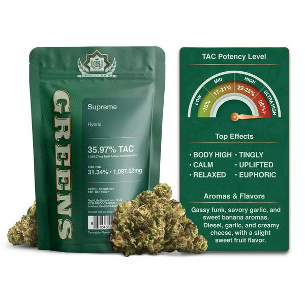 Greens | Flower | Supreme | 3.5g