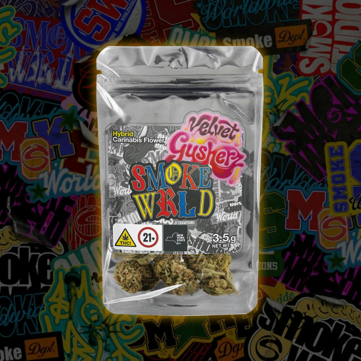 Smoke Wrld | Velvet Gusherz | Indoor Flower | 3.5g