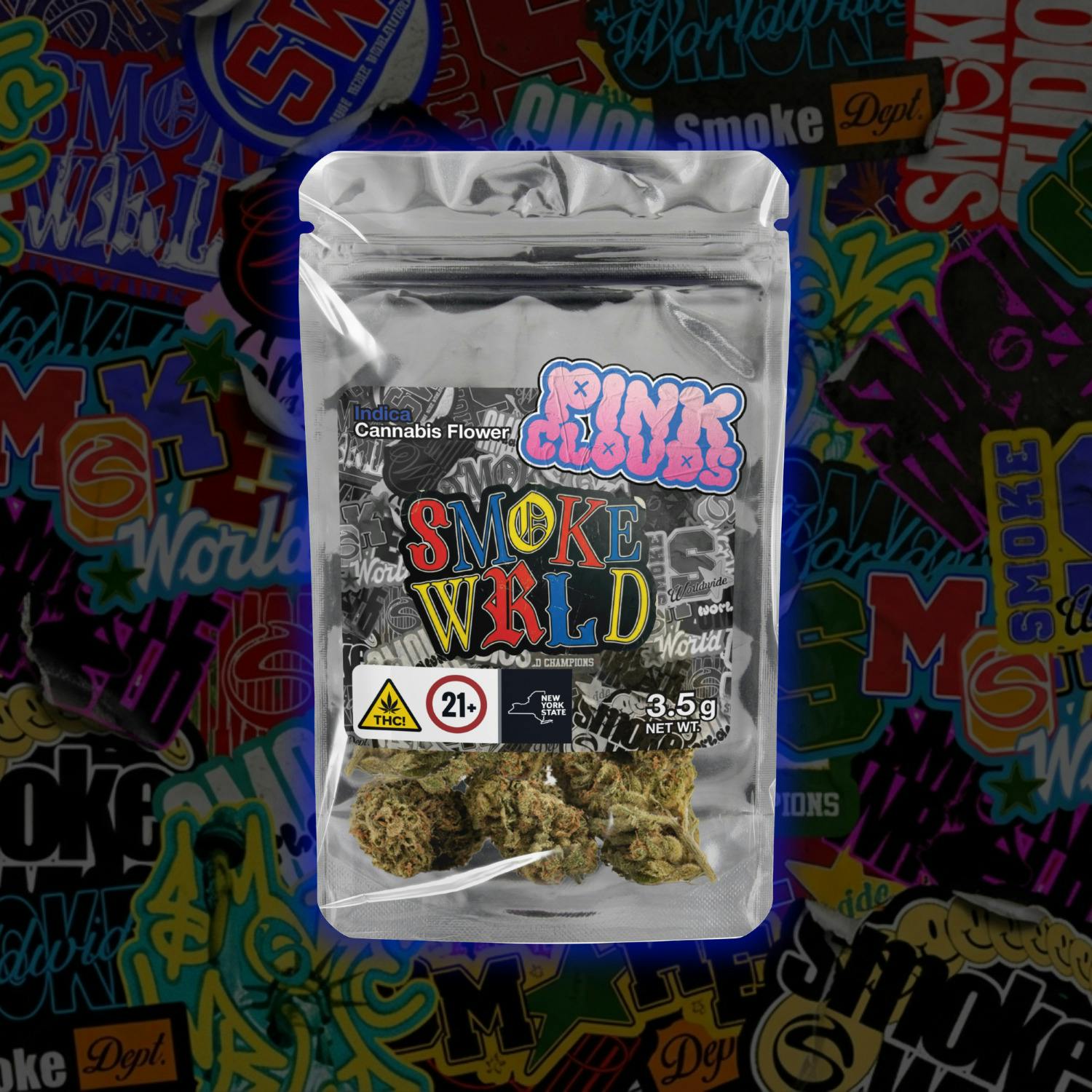 Smoke Wrld | Pink Clouds | Indoor Flower | 3.5g