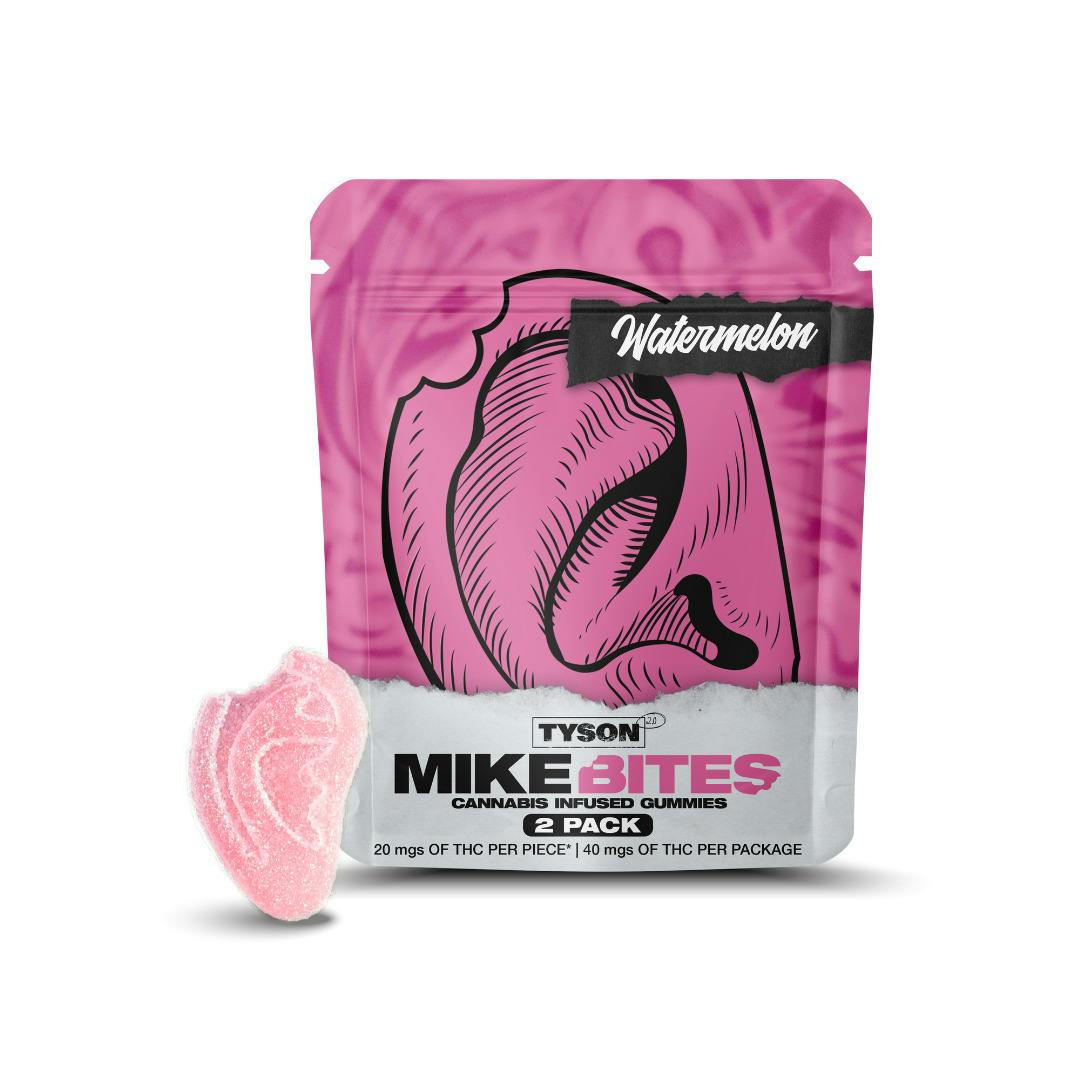 Tyson 2.0 | Watermelon Mike Bites Gummies | 2x20mg