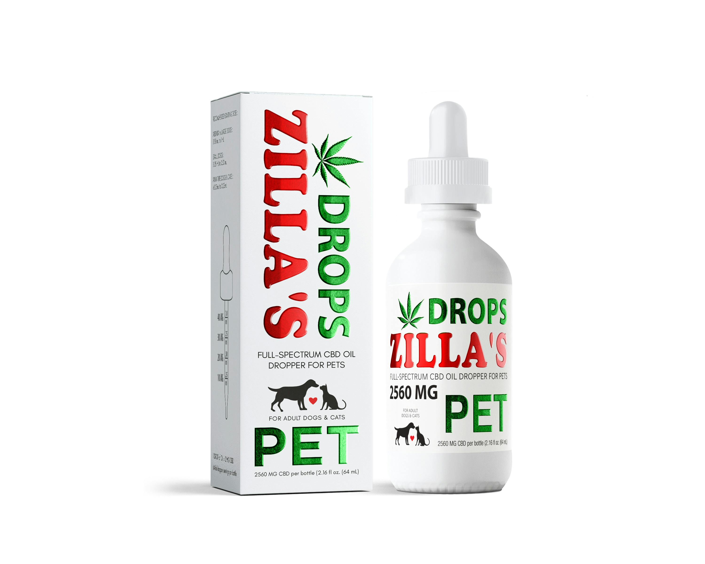 Zilla's | Pet CBD Drops (Dog Or Cat)