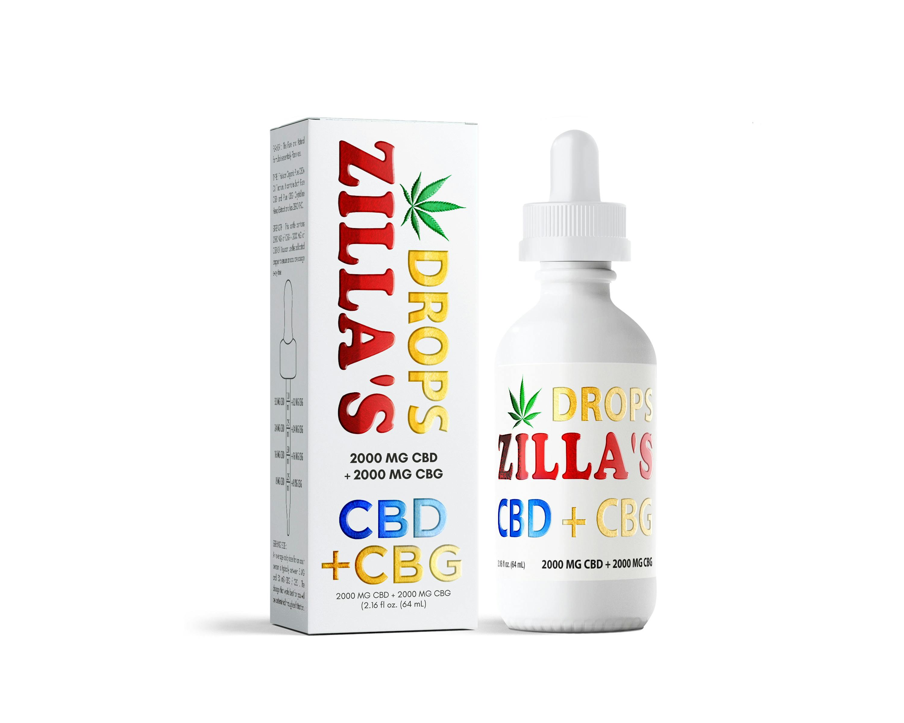 Zilla's | CBD + CBG Drops