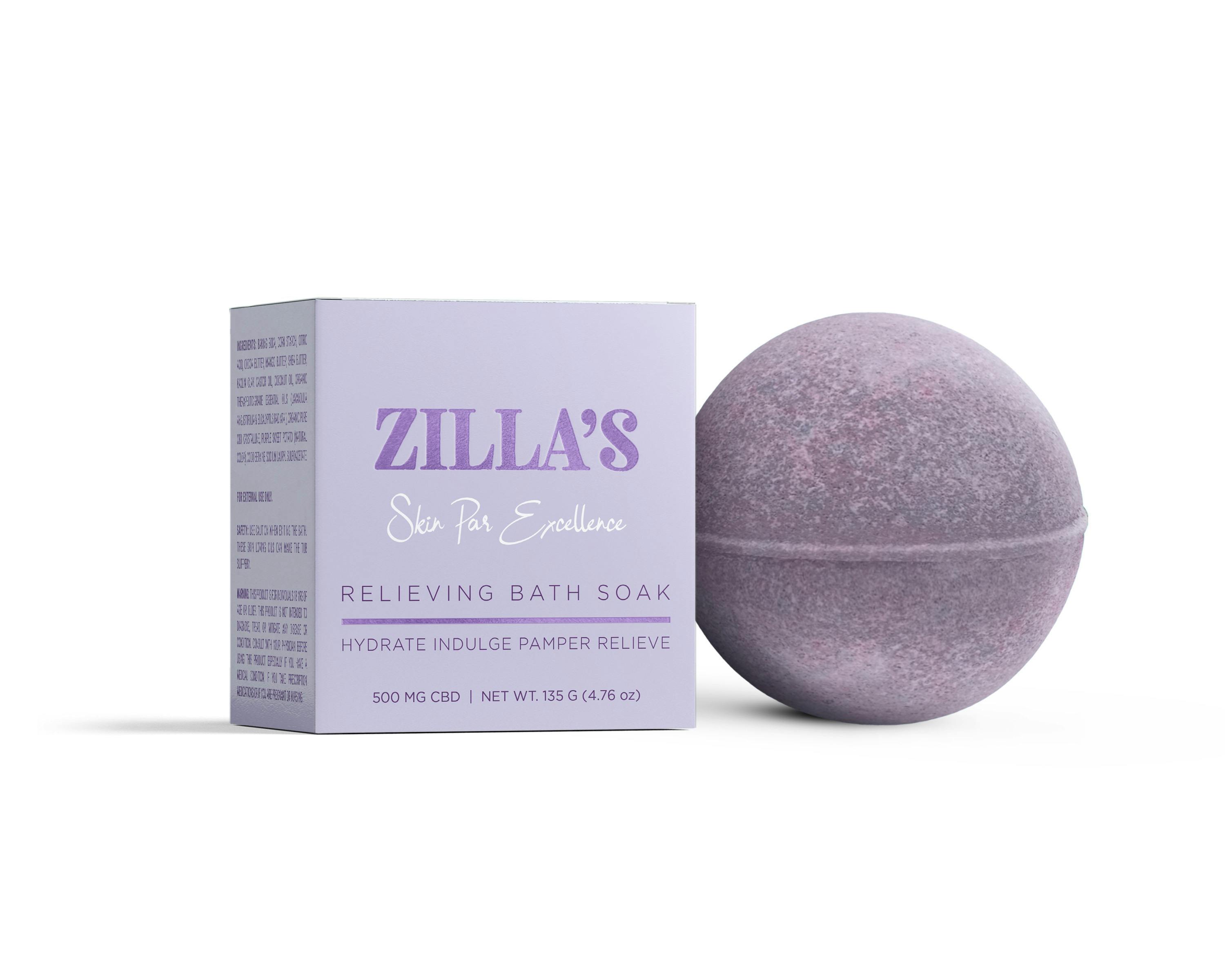 Zillas Purple Lavender Bath Bomb