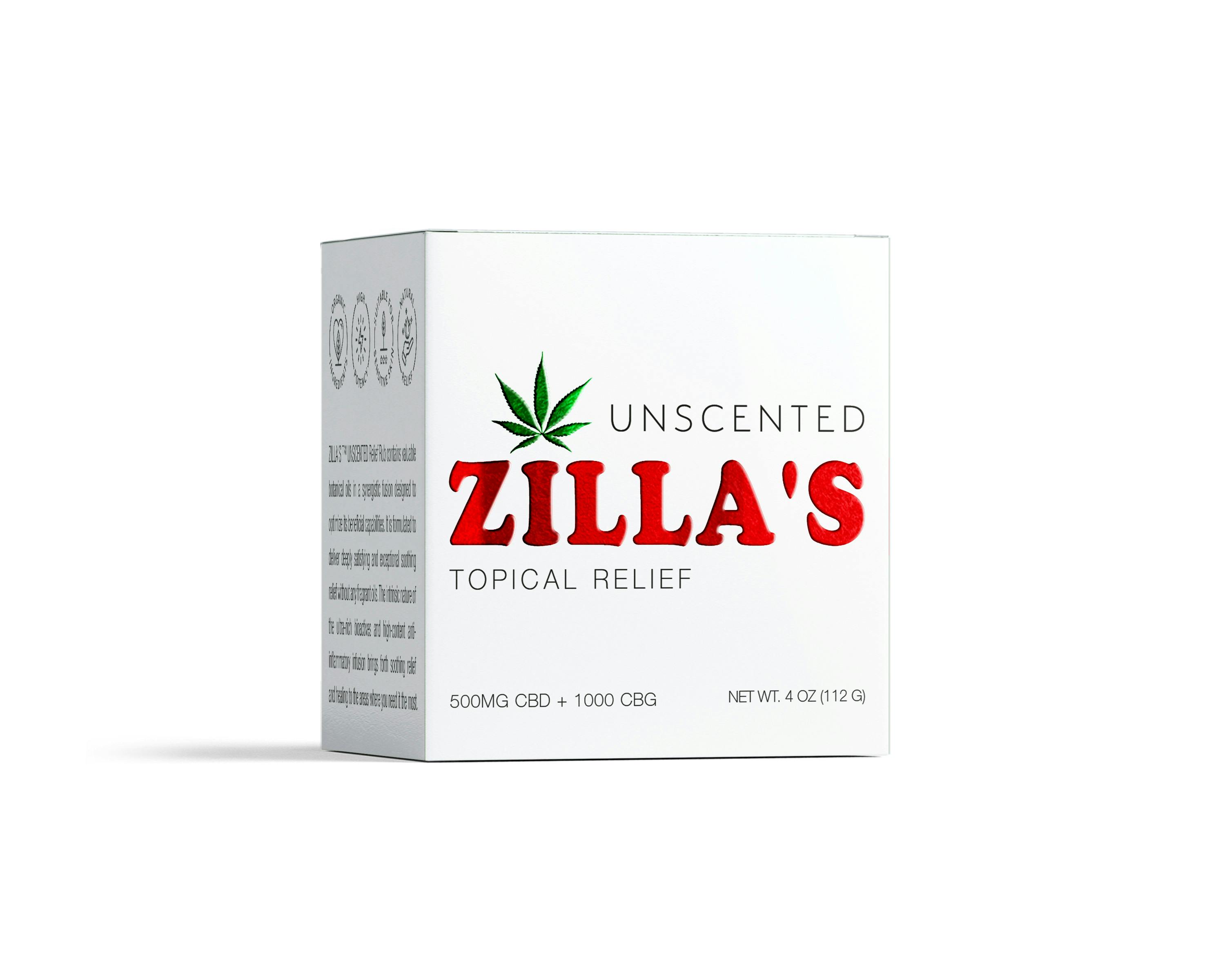 Zillas Relief Unscented