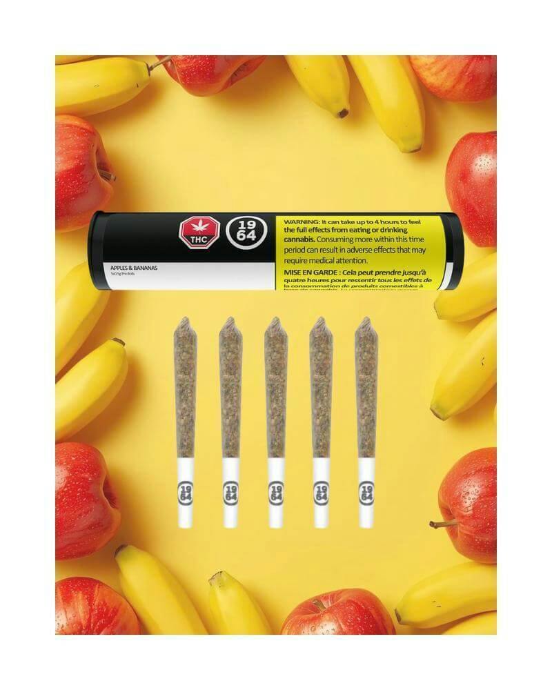 Apples & Bananas Pre-Rolls | 5 x 0.5g