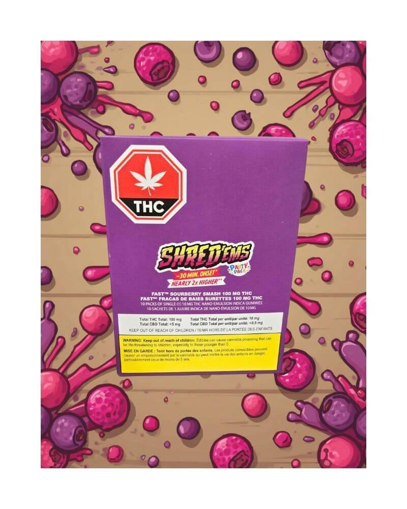 Sourberry Smash FAST Party Pack Soft Chews | 100mg THC