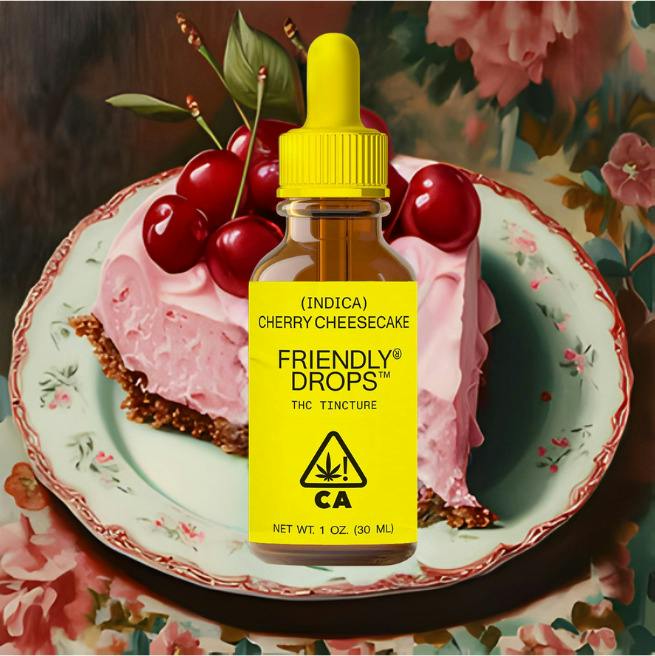 Friendly - Cherry Cheesecake (Indica) Full Spectrum Tincture