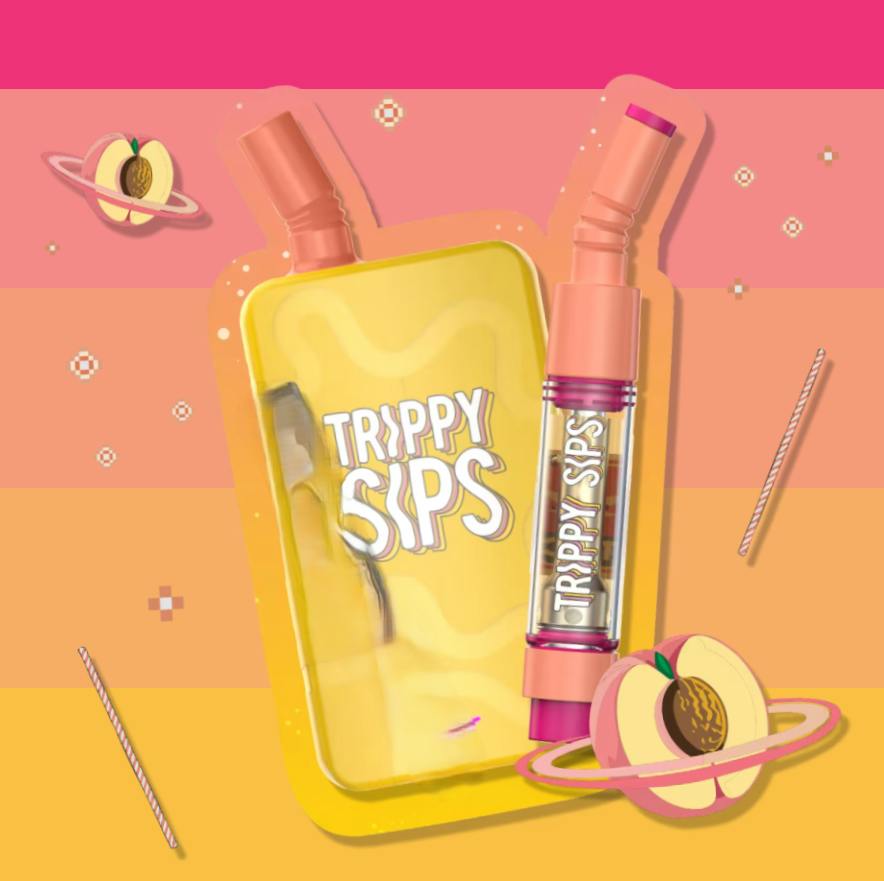 Trippy Sips Peach Punch 1g Cartridge
