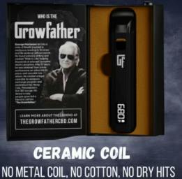 The Growfather Mango Custard Green Crack Cryo Liquid Diamonds Disposable 2g