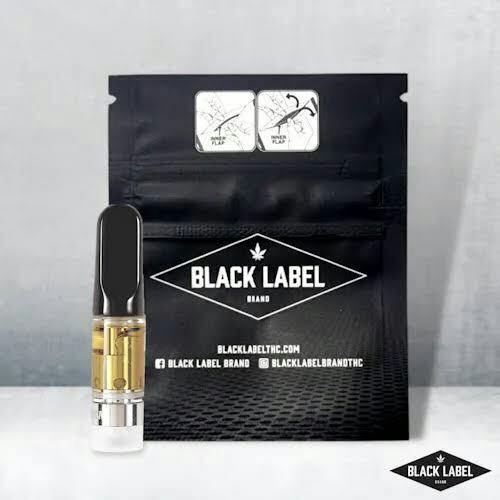 Black Label Purple Kush 510 Thread Cartridge 1g