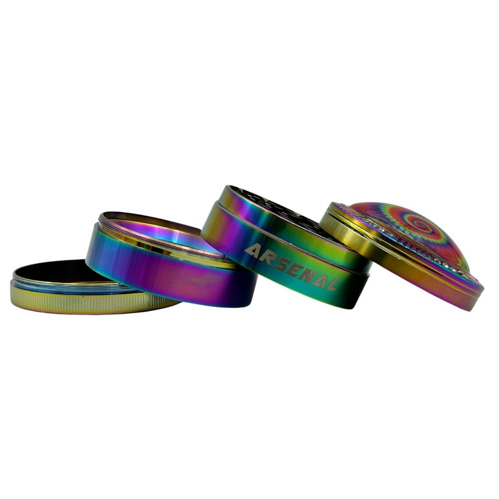 Arsenal Rainbow Spiral 63mm 4-Pc Grinder
