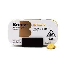 Breez - Edibles - Tablets - Recovery - 1000MG