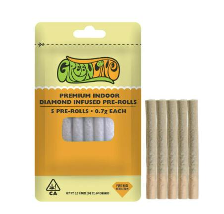 Greenline - Preroll - Citrus Jack - 5pk