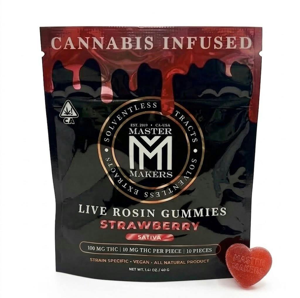 Master Makers - Edibles - Rosin - Strawberry - 100MG