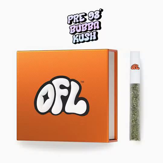 Oakfruitland - Preroll - Pre 98 Bubba Kush - 20 Pack