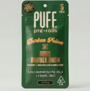 Puff - Preroll - Infused - Durban Poison x Haze - 14PK