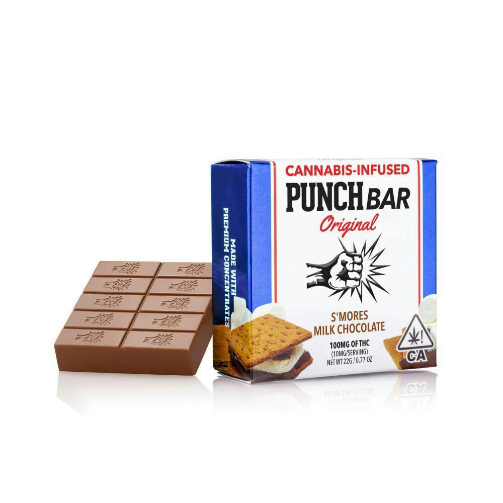 Punch - Edibles - Chocolate - S'mores Milk Chocolate - 100MG