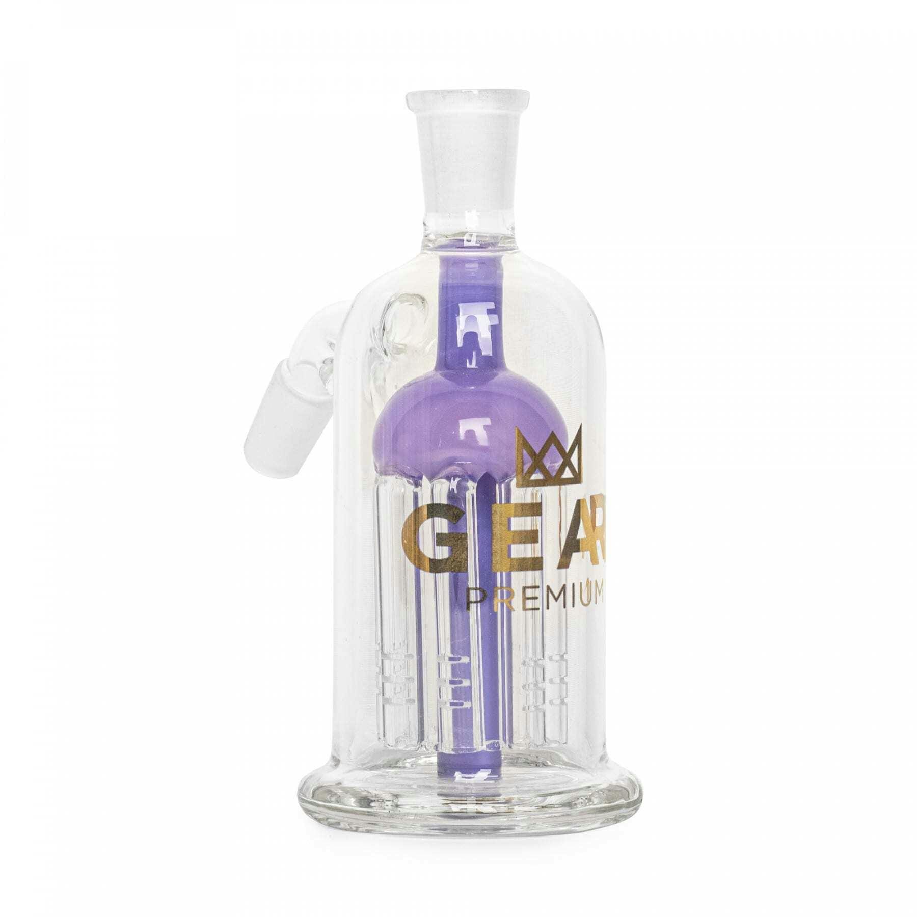 GEAR PREMIUM - 14mm (45 Degree) Ash Catcher w/ 8-Arm Tree Perc (PURPLE SLYME)