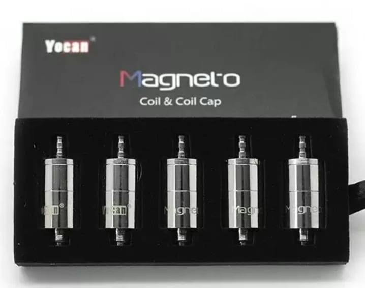 YOCAN Magneto Replacement Coils and Caps (5 PACK)