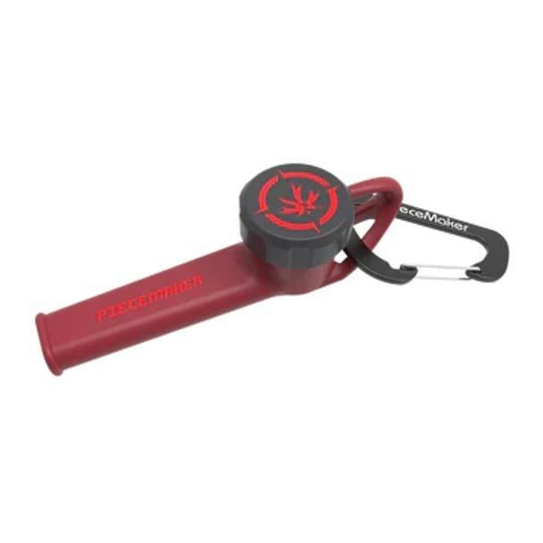 PIECE MAKER - Karma Go! Pipe w/ Carabiner (RED)