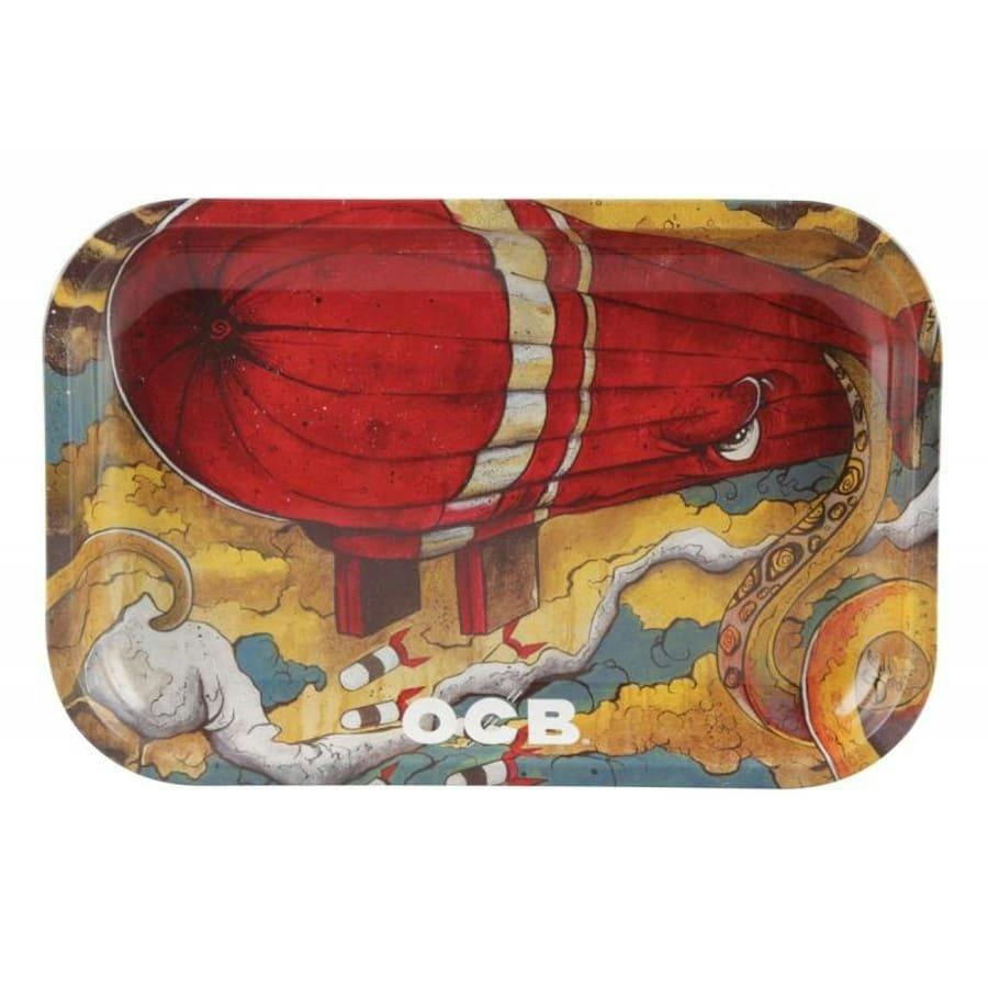 OCB - Metal Rolling Tray 11" x 7.5" (OCTOPUS PRINT)