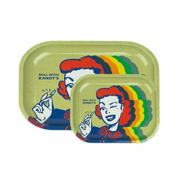 RANDYS - 7" x 5.5" Rolling Tray (VINTAGE WOMAN PRINT)