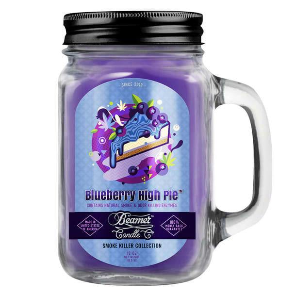BEAMER CANDLE CO - Blueberry High Pie Mason Jar Candle (12oz)