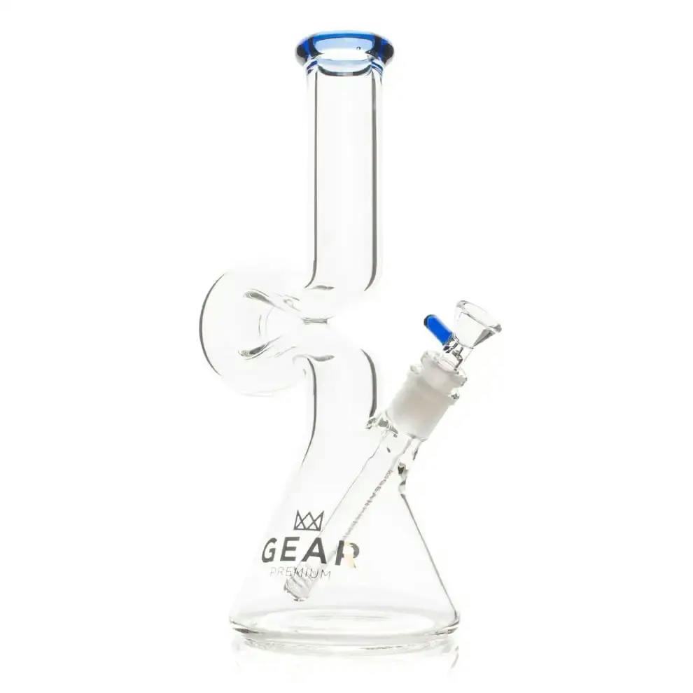 GEAR PREMIUM - 12" Tall Loopy Beaker Bong (SAPPHIRE BLUE)