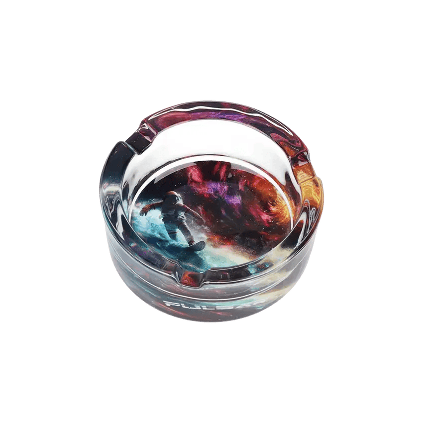 PULSAR - Round Glass Ash Tray (ASTRO SURFER)