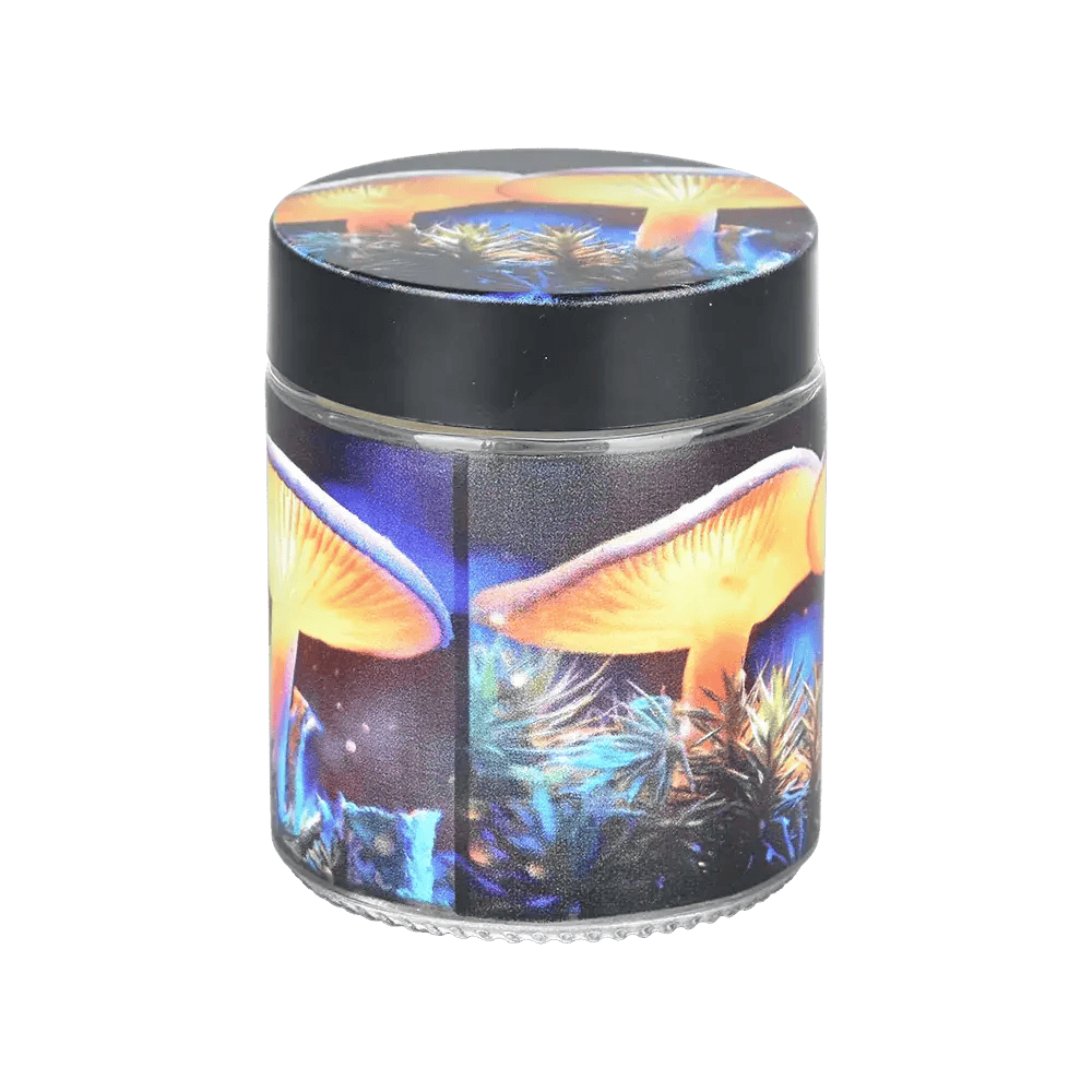 PULSAR - Glass Storage Jar (MYSTICAL MUSHROOM)