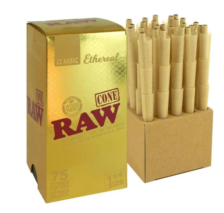 RAW - Classic Ethereal Pre-Rolled Cones (REGULAR) (70 PK)