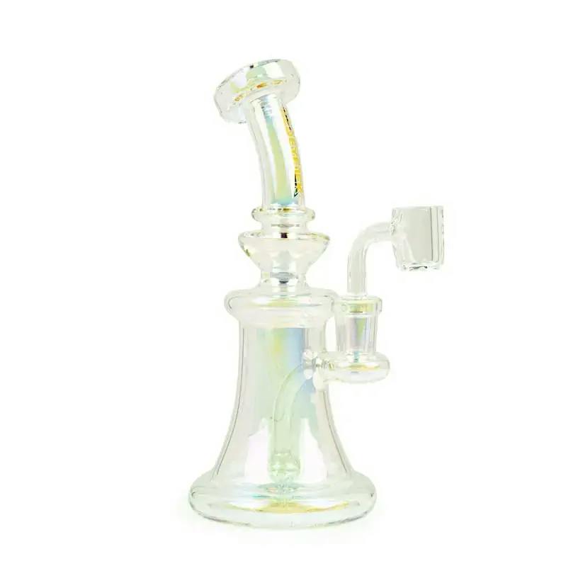 RED EYE TEK - 8" Tall Terminator Spectrum Dab Rig (RAINBOW METALLIC)