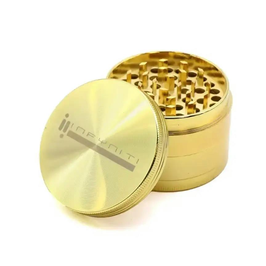 INFYNITI - 2.5" 4PC Zinc Pollinator Grinder (GOLD)
