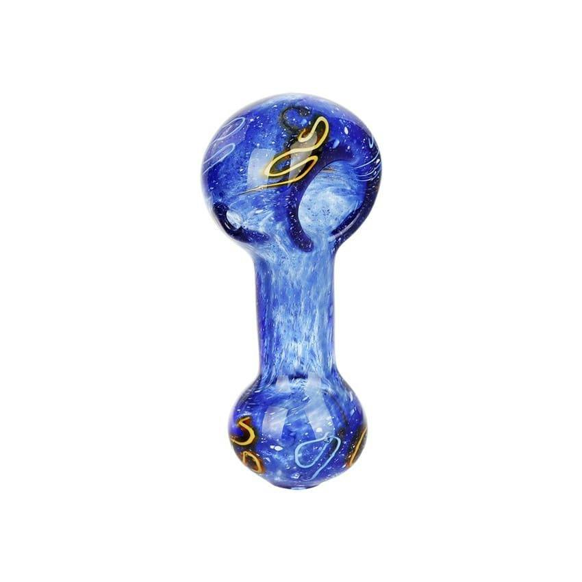 3" Frit Fusion Glass Spoon Pipe (ASST COLOURS)
