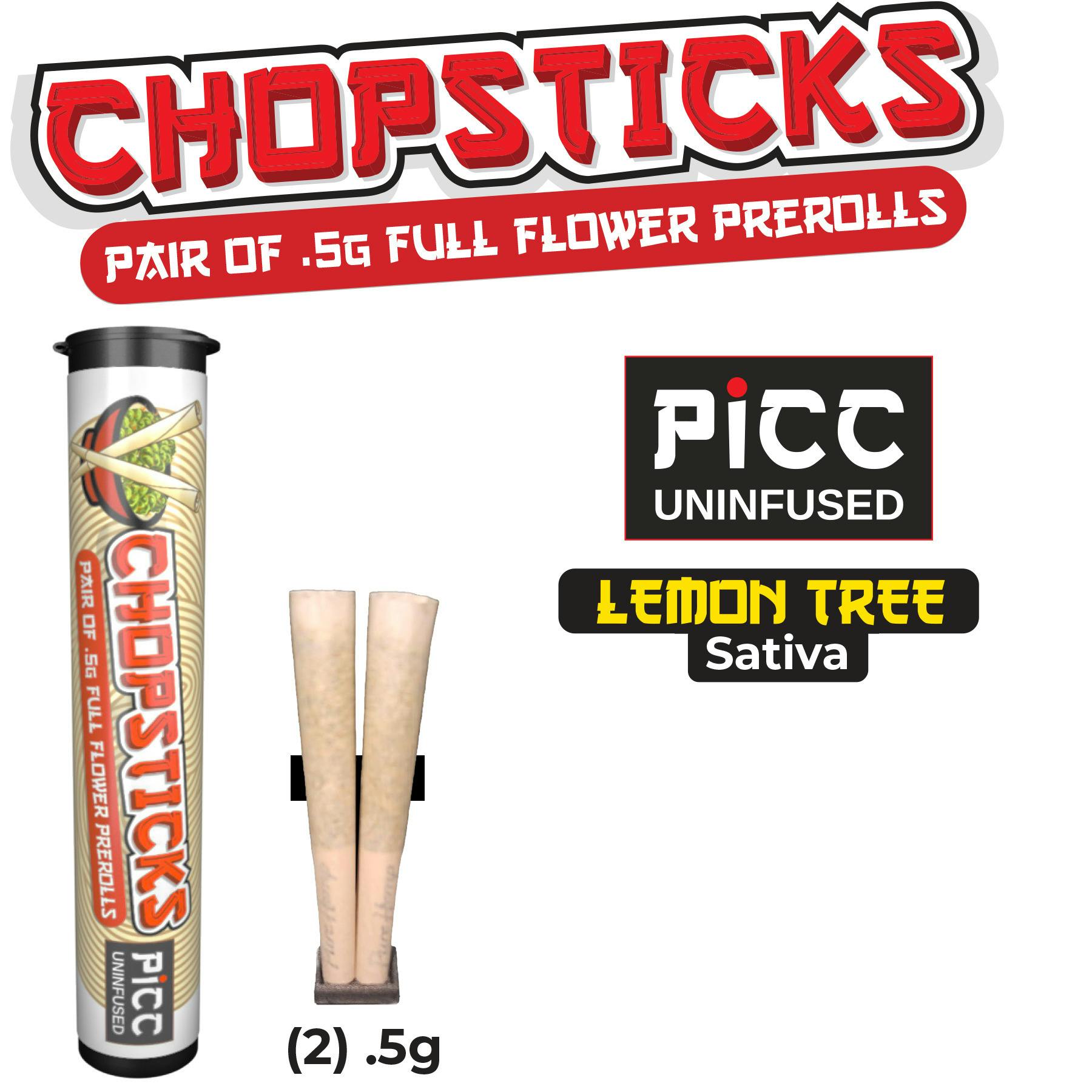 CHOPSTICKS - Lemon Tree - .5g Pre Roll - 2pk