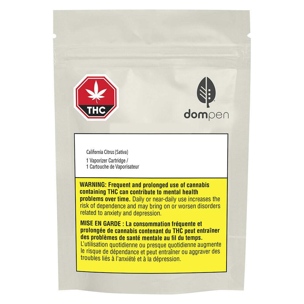 Dompen - California Citrus 510 Thread Cartridge - 1g