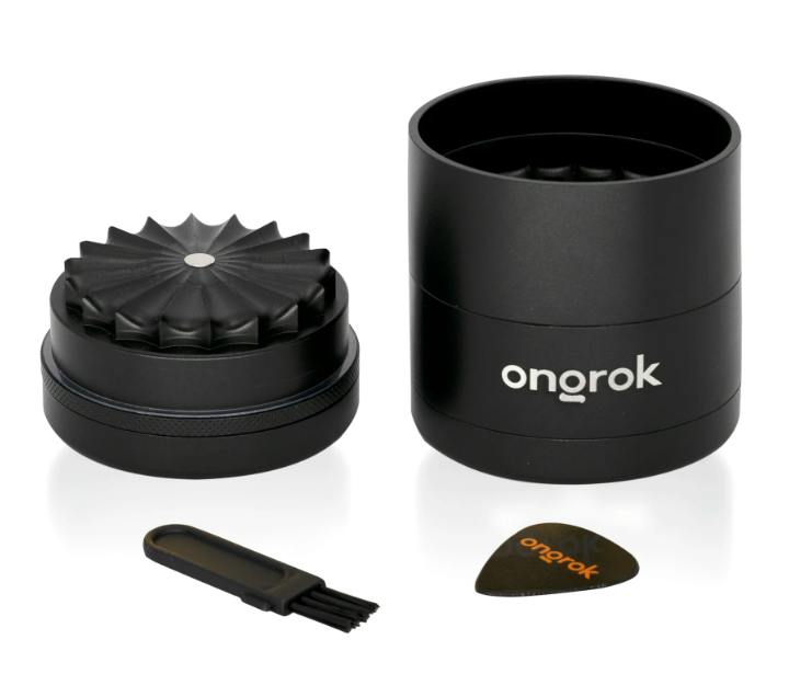 5 Piece Toothless Storage Grinder | Black