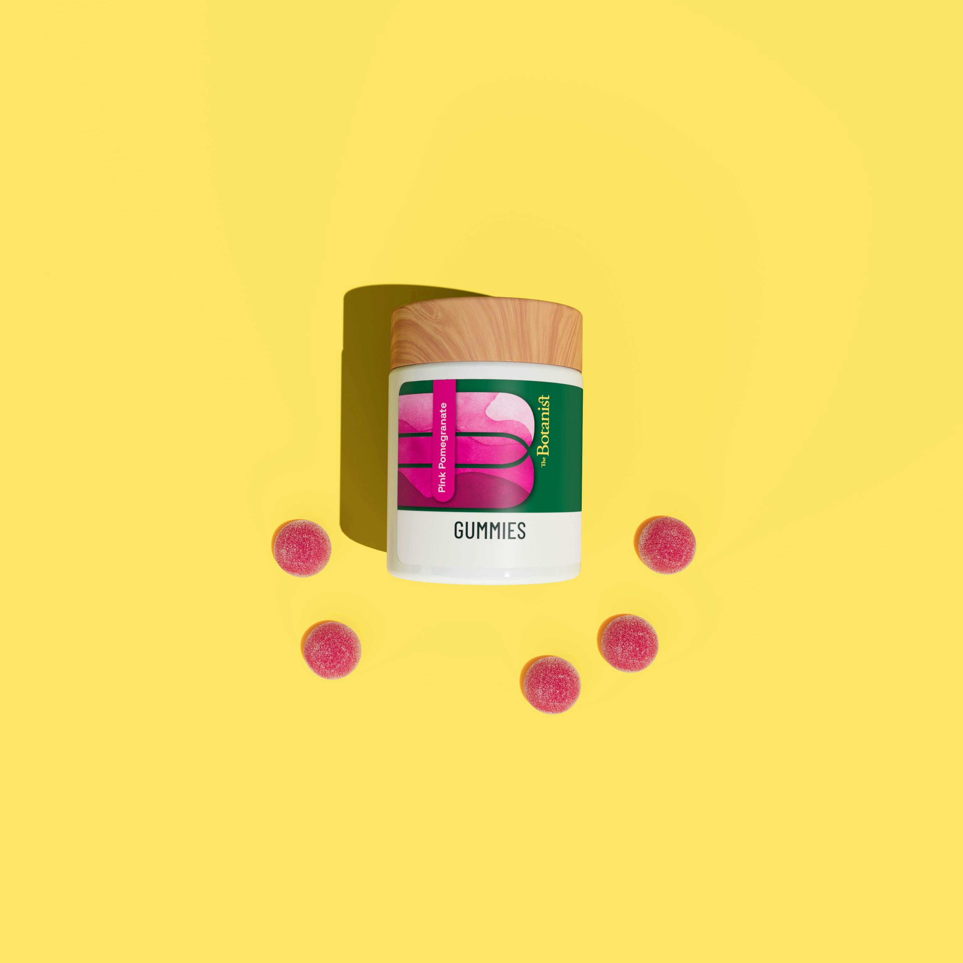 The Botanist | Pink Pomegranate 10pk | 100mg Gummies at ROAM Dispensary
