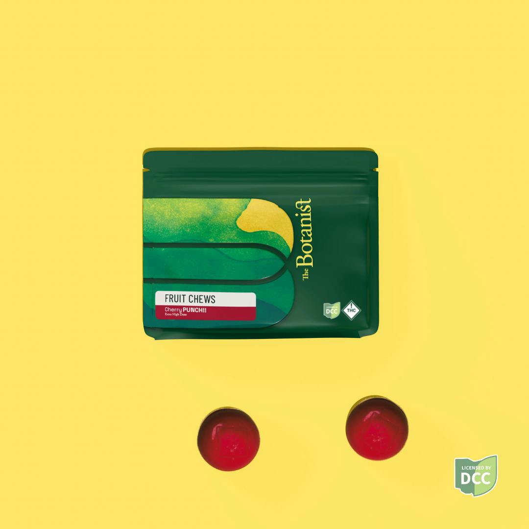 The Botanist | Cherry Punch 2pk | 100mg Fruit Chews at ROAM Dispensary