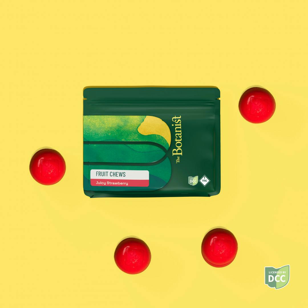 The Botanist | Juicy Strawberry 4pk | 100mg Fruit Chews at ROAM Dispensary