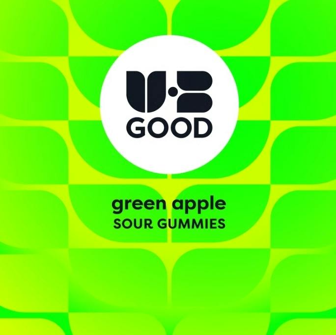 UB GOOD | Sour Blue Razz 2:2:1 THC:CBN:CBC 10pk | 100mg Gummies