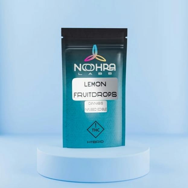 Noohra Labs | Lemon Fruit Drops 5pk | 100mg Gummies