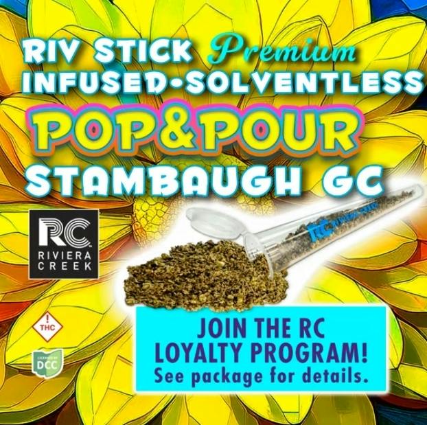 Riviera Creek | Stambaugh GC | 1g Riv Stick Infused Flower at ROAM Dispensary
