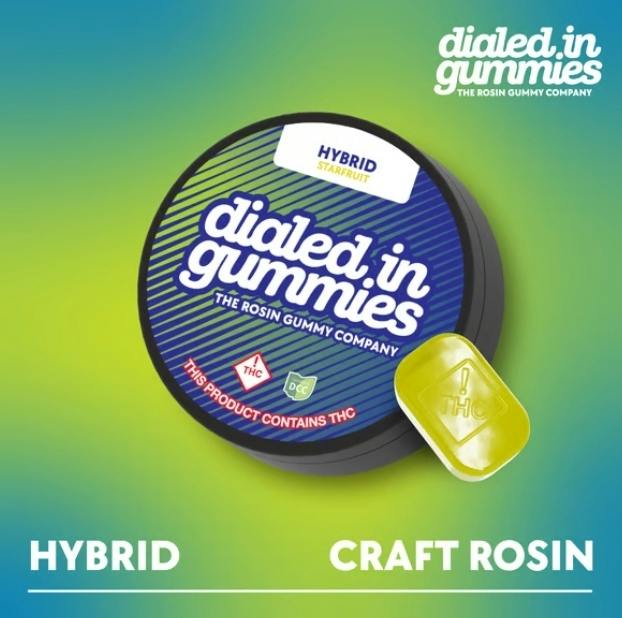 Dialed In | Starfruit 10pk | 100mg Rosin Gummies