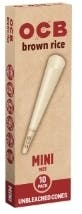 OCB | Brown Rice Mini 70mm Size 10pk | Pre-Rolled Cones at ROAM Dispensary