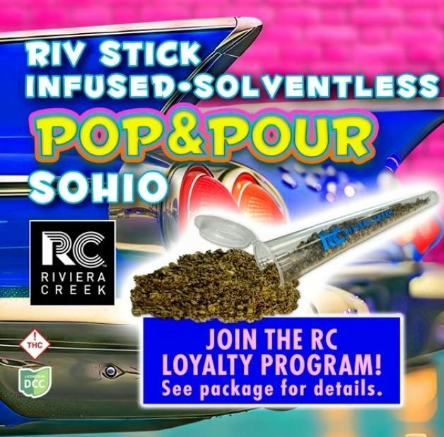 Riviera Creek | Sohio | 1g Riv Stick Infused Flower at ROAM Dispensary